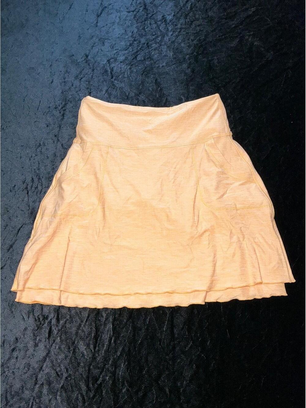 NEW Peter Millar Golf Womens XS Skort Orange Mango Heathered Athletic Pockets